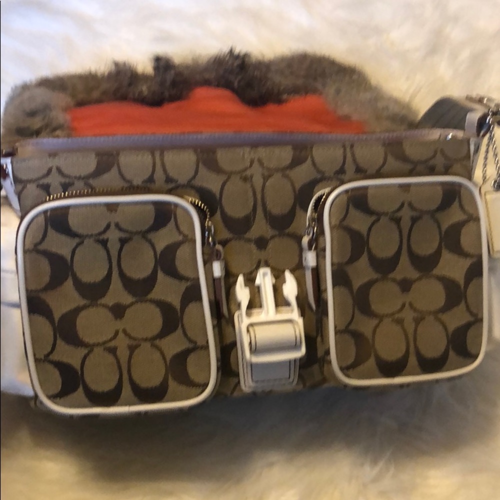 Gorgeous Coach Rabbit Fur Bag - Picture 7 of 8